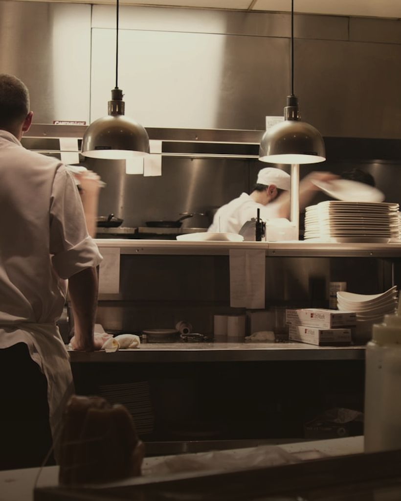 The open kitchen at Kane